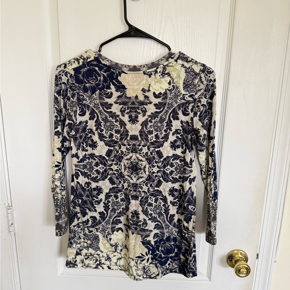 Johnny Was Filo Favorite Three Quarter Sleeve Tee - Picture 6 of 6